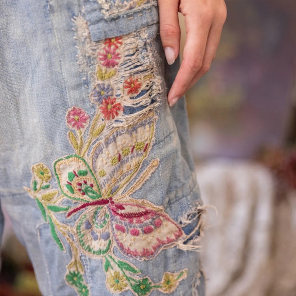 🐑MAGNOLIA PERL LIL’ FRIENDS MINER DENIMS🐑 - Picture 2 of 8